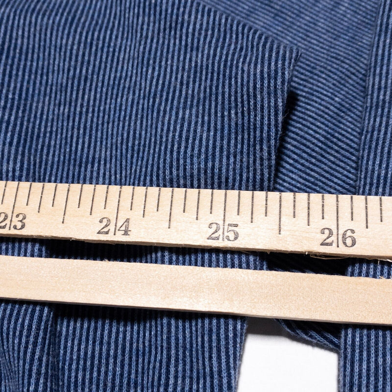 Kiton Dress Shirt Men's 18.5 Tailored Blue Striped Made in Italy Designer