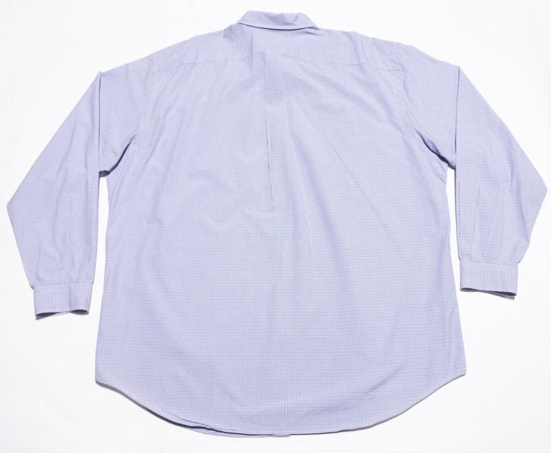 Polo Ralph Lauren Shirt Men 2XLT Tall Plaid Check Purple Long Sleeve Button-Down