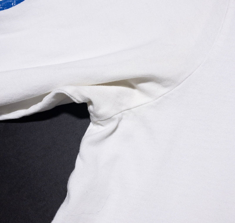 Vineyard Vines Whale T-Shirt Men's Large USA Patriotic Long Sleeve White