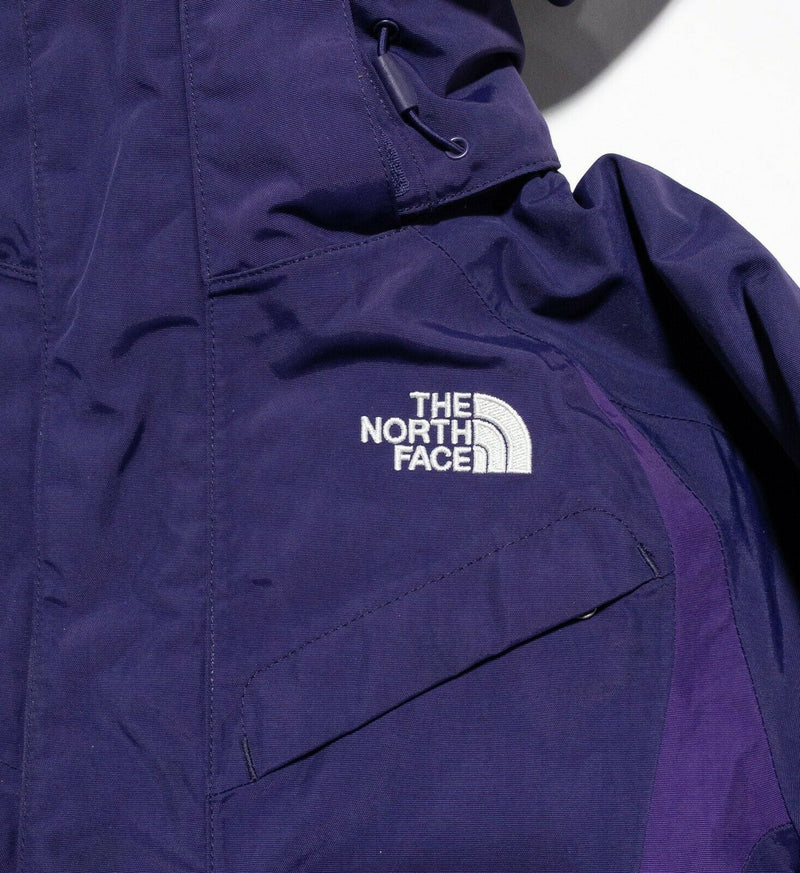 The North Face Women's XS Hyvent 3-in-1 Jacket Purple Full Zip Hooded