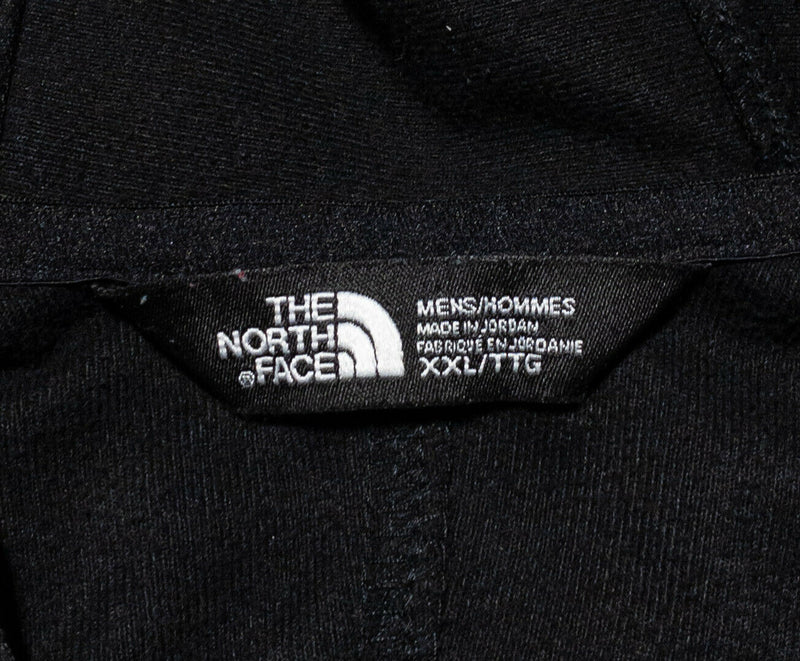 The North Face Tenacious Hybrid Hoodie Men's 2XL Solid Black Full Zip Hooded