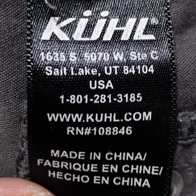Kuhl Cargo Pants Men's 36x32 Cotton Nylon Blend Stretch Outdoors Hiking Gray