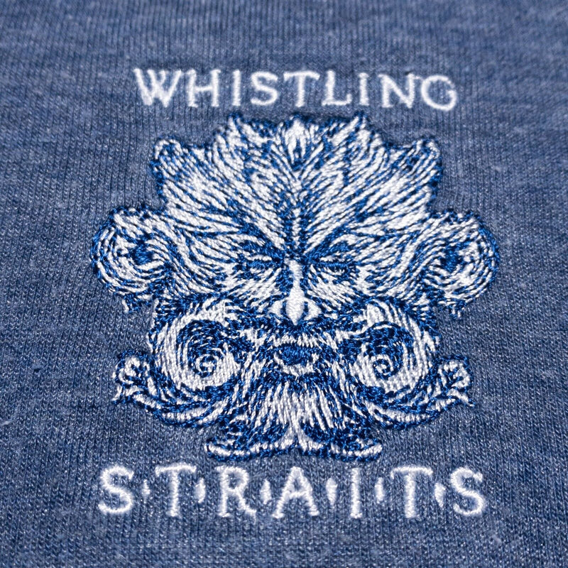 Johnnie-O Sweatshirt Men's Medium Whistling Straits Golf Sully 1/4 Zip Blue