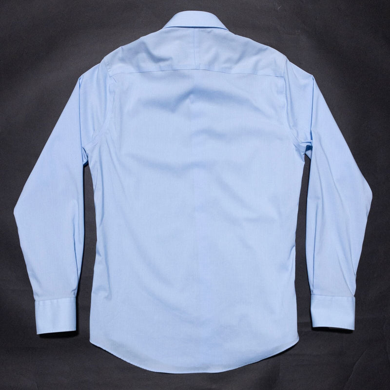 Twillory Shirt Men's 15.5 34/35 Tailored Fit Performance Light Blue Stretch
