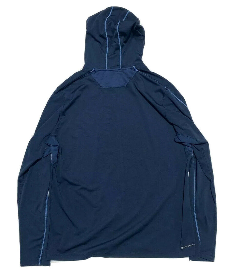 The North Face FlashDry XD Reactor Hoodie Navy Blue Wicking Stretch Men's Large