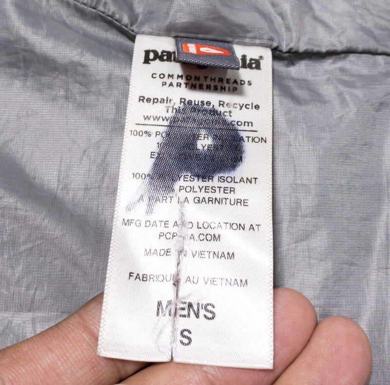 Patagonia Nano Puff Vest Men's Small Primaloft Full Zip Navy Blue Outdoor 84241