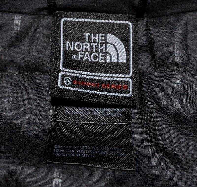 North Face Primaloft Jacket Men's Medium Half-Zip Pullover Gray Summit Series