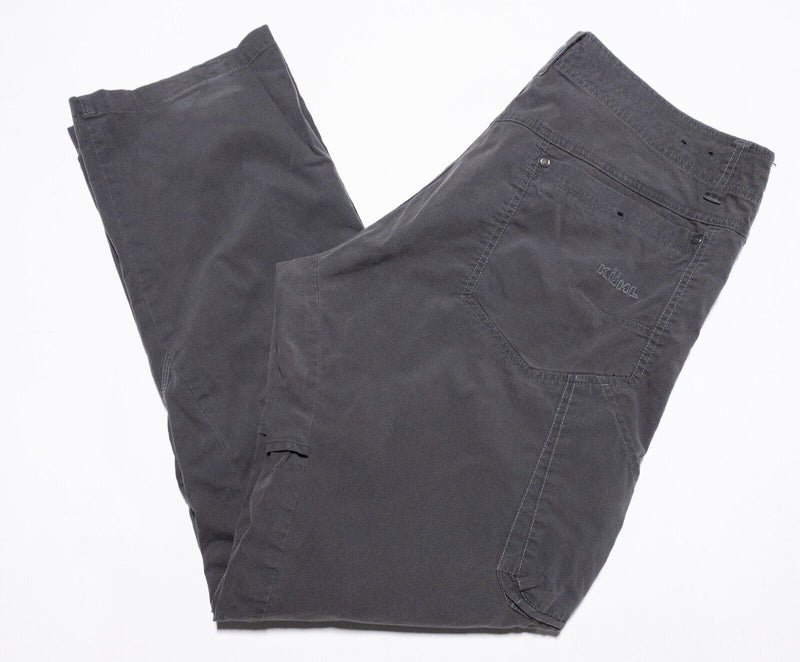 Kuhl Cargo Pants Men's 36x32 Cotton Nylon Blend Stretch Outdoors Hiking Gray