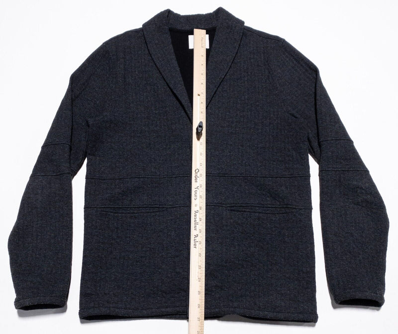 Billy Reid Cardigan Sweater Men's Medium Shawl Collar Cotton Blend Button-Front
