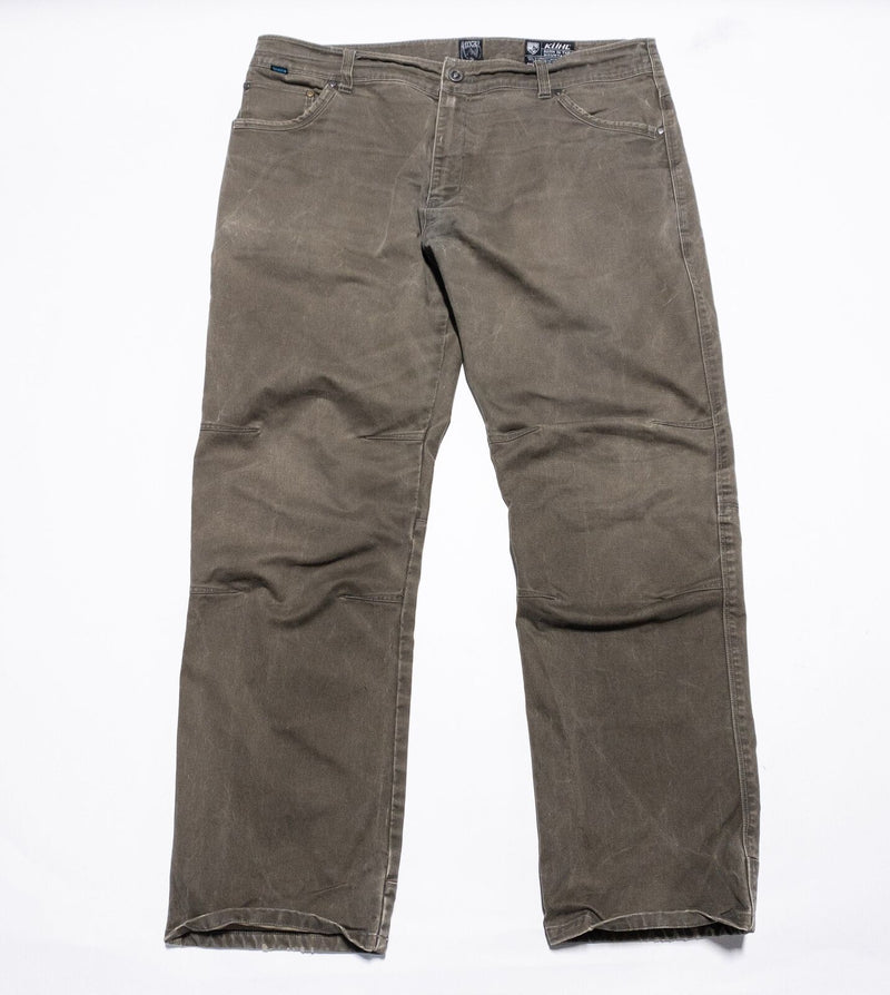 Kuhl Rydr Pants Men's 40x32 Brown Vintage Patine Dye Outdoor Hiking Workwear