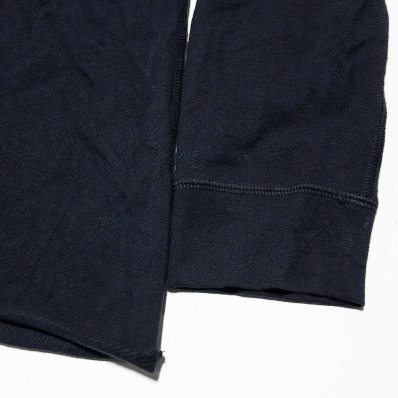 Billy Reid Henley Shirt Long Sleeve 3-Button Dark Navy Blue Men's 2XL