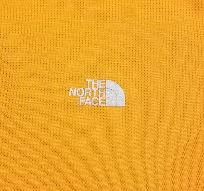 The North Face Men's XL 1/4 Zip Shirt VaporWick Summit Series Orange Outdoor