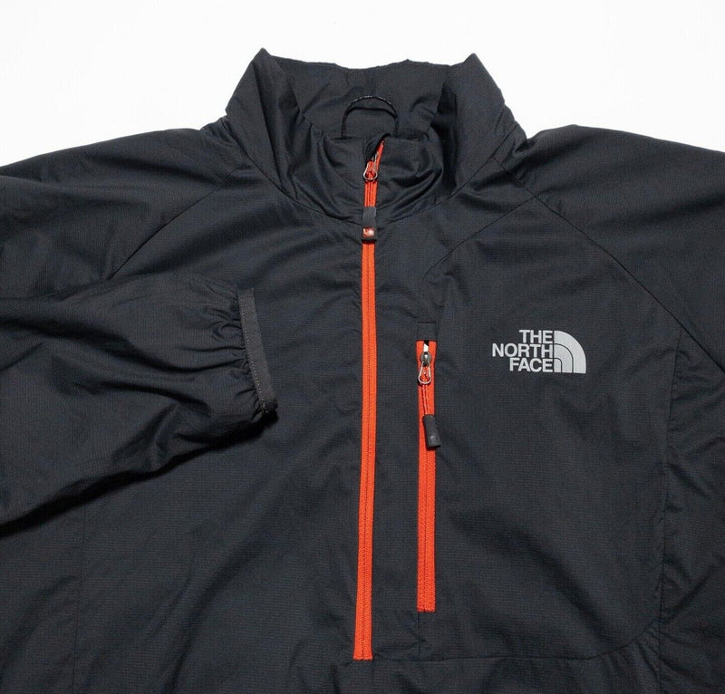 North Face Primaloft Jacket Men's Medium Half-Zip Pullover Gray Summit Series