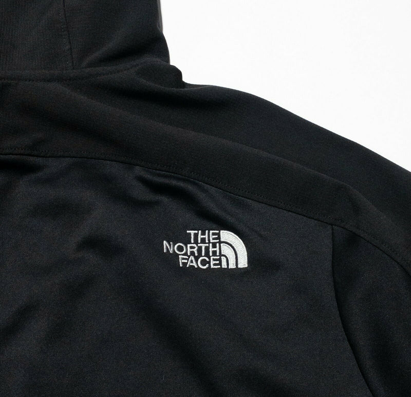 The North Face Tenacious Hybrid Hoodie Men's 2XL Solid Black Full Zip Hooded