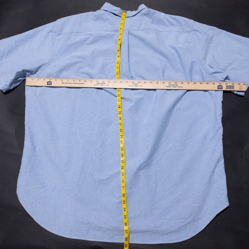 Polo Ralph Lauren 4XLT Men's Shirt Button-Down Oxford Light Blue Big & Tall