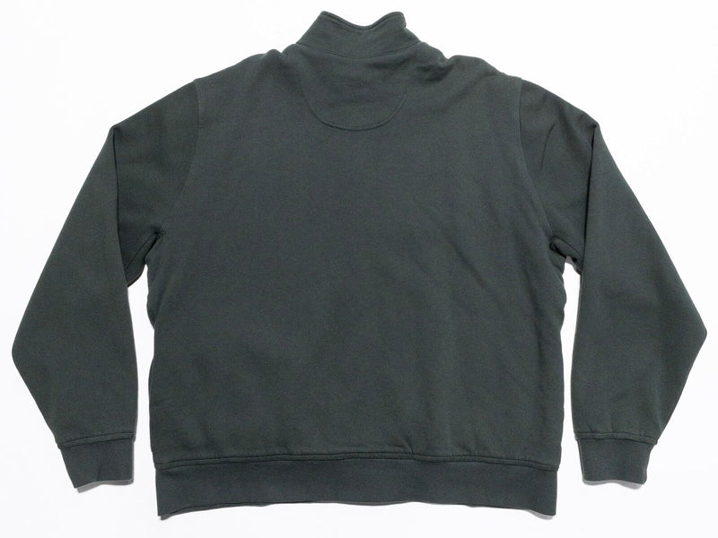 L.L. Bean Katahdin Iron Works Sweatshirt Mens XL Full Zip Lined Sweatshirt Green