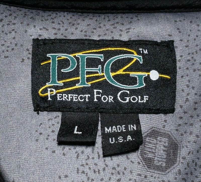 PFG Perfect for Golf Jacket Men's Large GORE Windstopper Lined Brown Sherpa