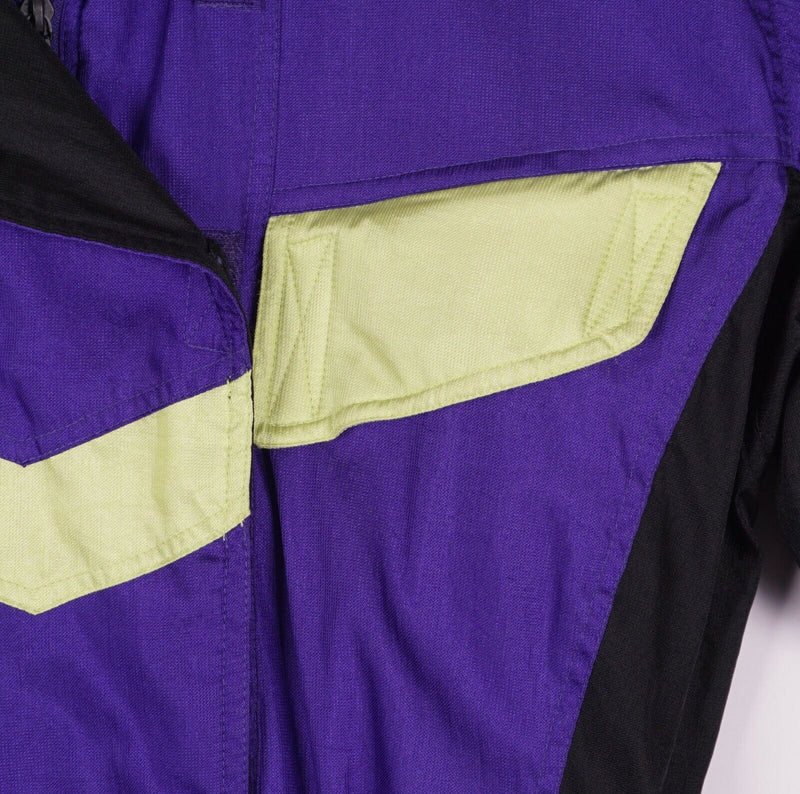 Vintage The North Face Ski Suit Women's 8 Gore-Tex 90s Purple Neon Colorblock