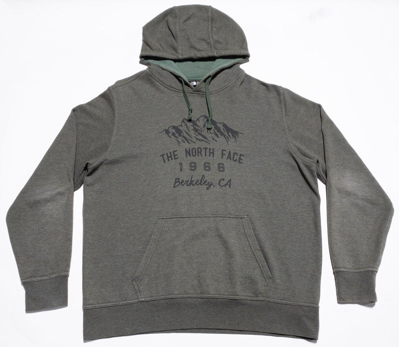 The North Face Hoodie Mens XL Berkeley California 1966 Mountain Green Sweatshirt