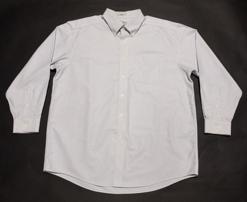 L.L. Bean Shirt 16.5-32 Men's Long Sleeve Wrinkle Free Button-Down Oxford Blue