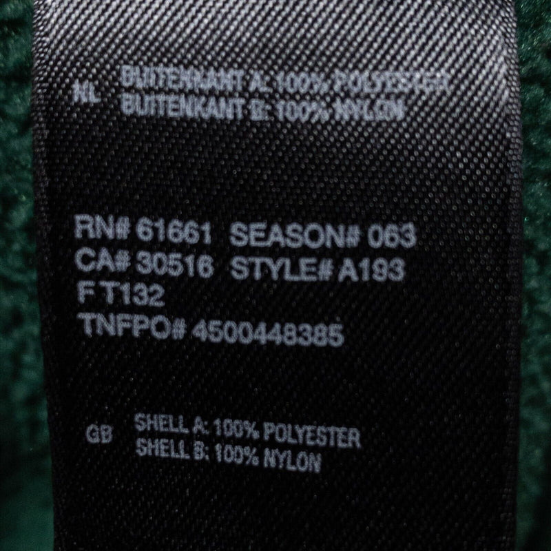 The North Face Denali Jacket Men's XL Polartec Vented Green Black Full Zip A193
