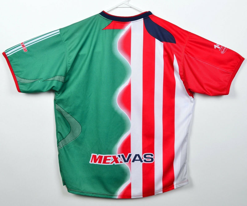 Guadalajara Chivas x Mexico Men's L/XL Split Color Soccer Football Jersey