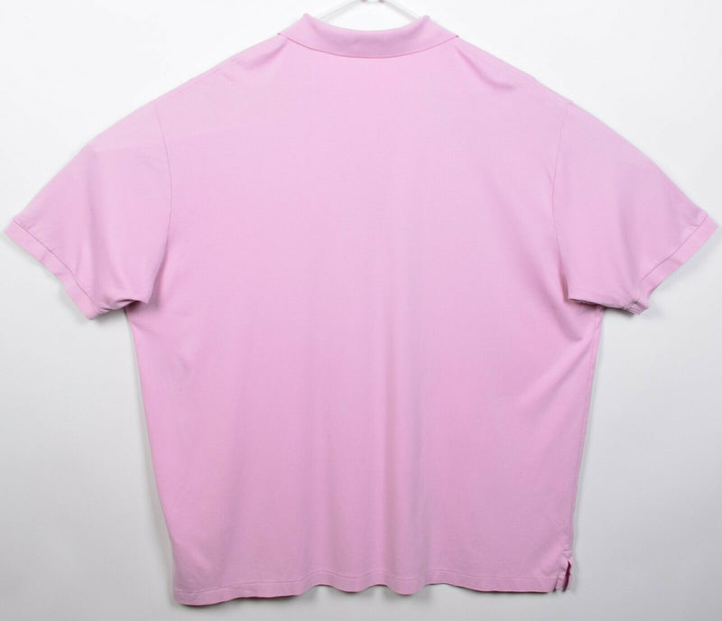 Polo Ralph Lauren Men's 3XLT (3XL Tall) Solid Light Pink Short Sleeve Polo Shirt