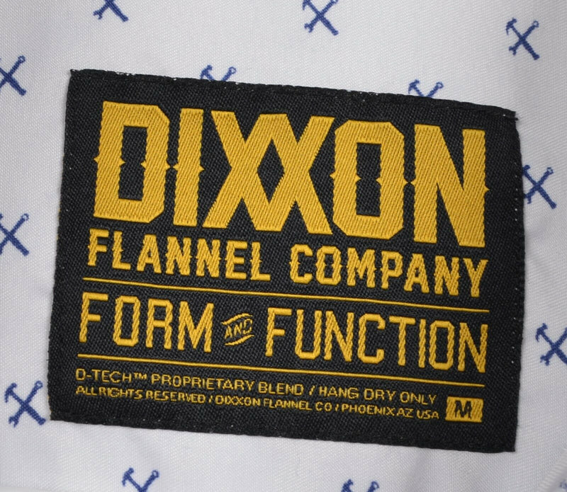 Dixxon Flannel Men's Sz Medium Axe Pattern D-Tech Polyester Short Sleeve Shirt