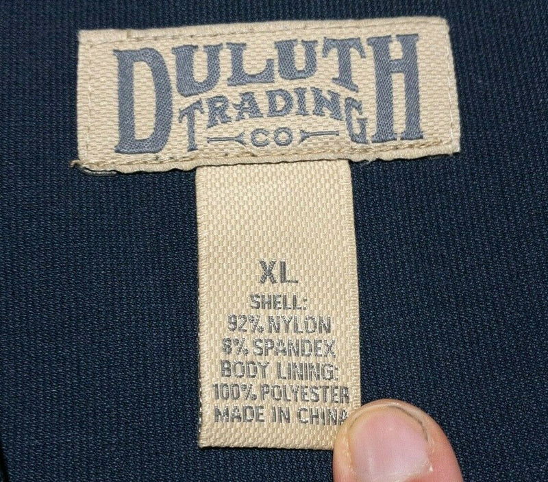 Duluth Trading Co. Fire Hose Presentation Blazer Nylon Blend Navy Blue Men's XL