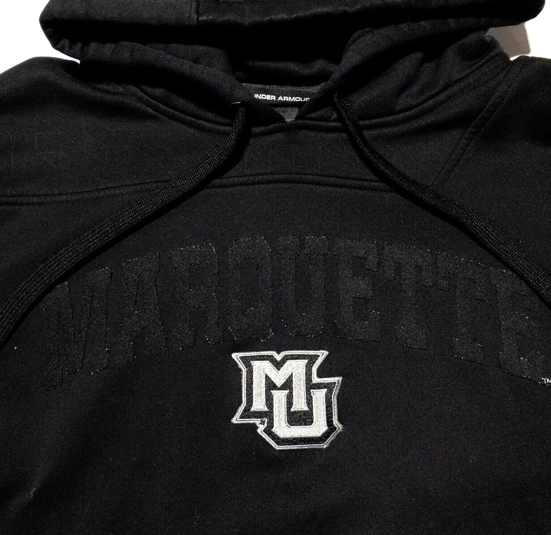 Marquette University Hoodie Men's 3XL Loose Under Armour Solid Black Sweatshirt
