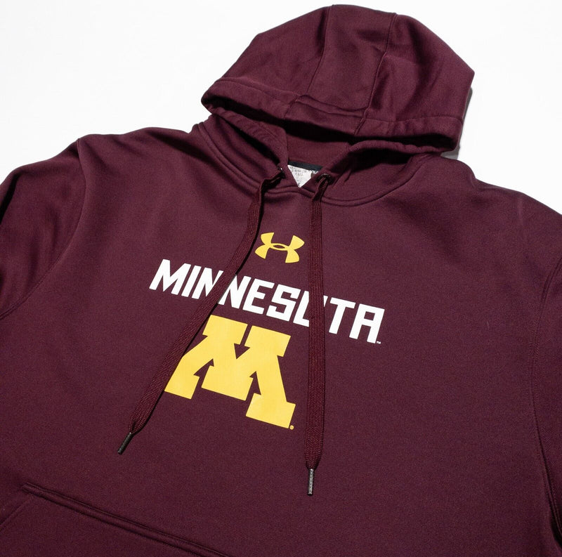 Minnesota Gophers Hoodie Men's XL Under Armour Pullover Drawstring Maroon NCAA