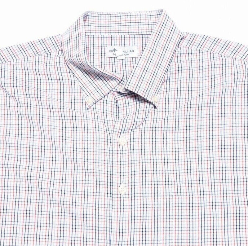 Peter Millar Summer Comfort Long Sleeve XL Men's Button-Down Shirt Nylon Wicking