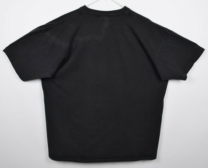 Vintage 90s Sunglasses After Dark Men's 2XL Fashion Victim Black Graphic T-Shirt