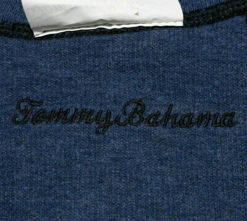 Tommy Bahama Reversible Flip Side Classic Full Zip Vest Blue Black Men's 4XL