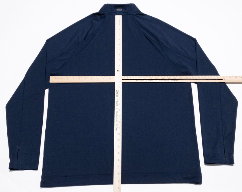Rhone 1/4 Zip Men's XL Courtside Pullover Navy Blue Wicking Stretch 100377