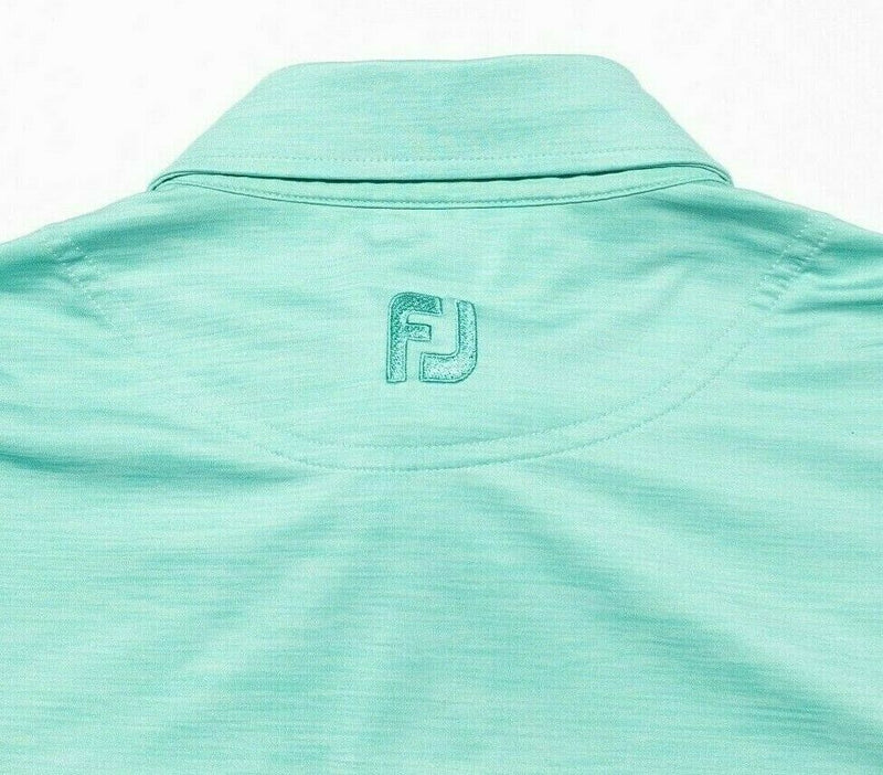 BMW Championship FootJoy Golf Shirt Small Men's Wicking Stretch Mint Green