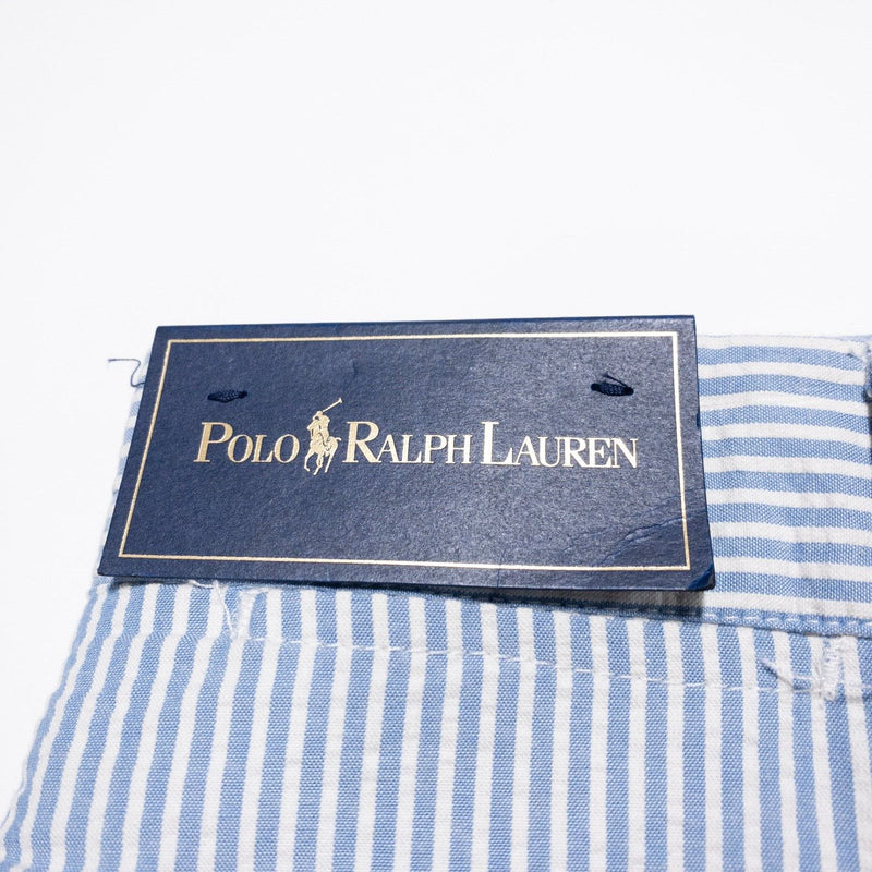 Polo Ralph Lauren Seersucker Pants Men's 33x30 Blue White Striped Preppy