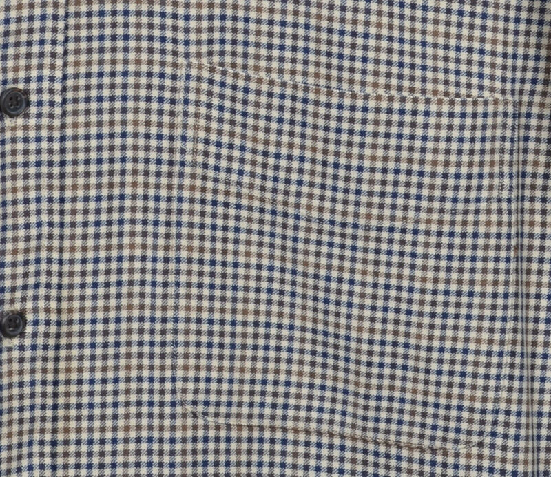 Polo Ralph Lauren Men's Large Lowell Sport Silk Blend Flannel Button-Down Shirt