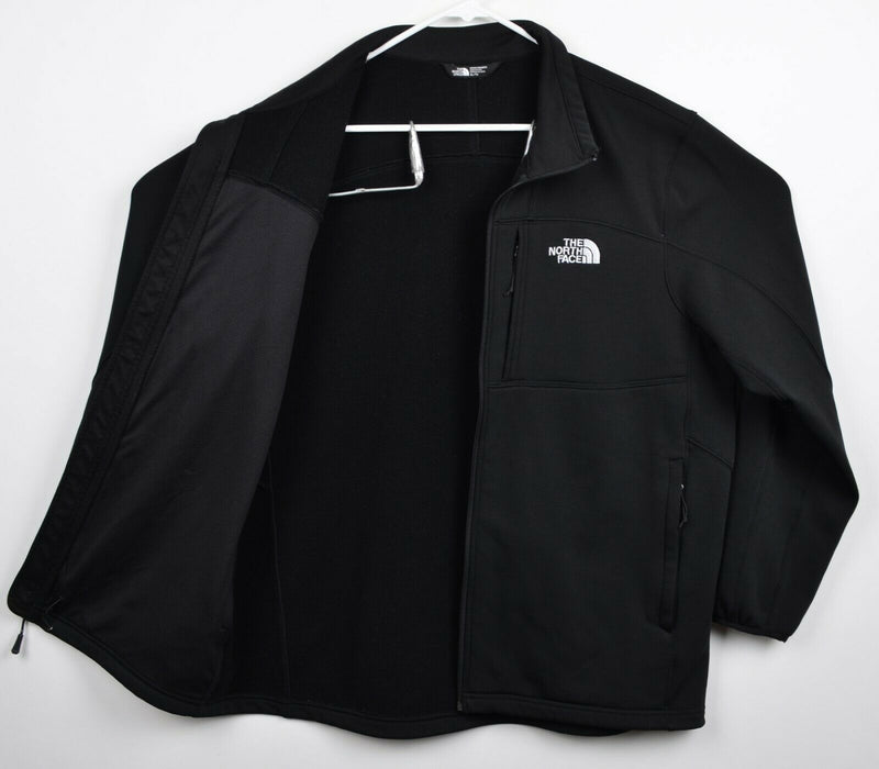 The North Face Apex Men's XL Solid Black Full Zip Softshell Bionic Jacket