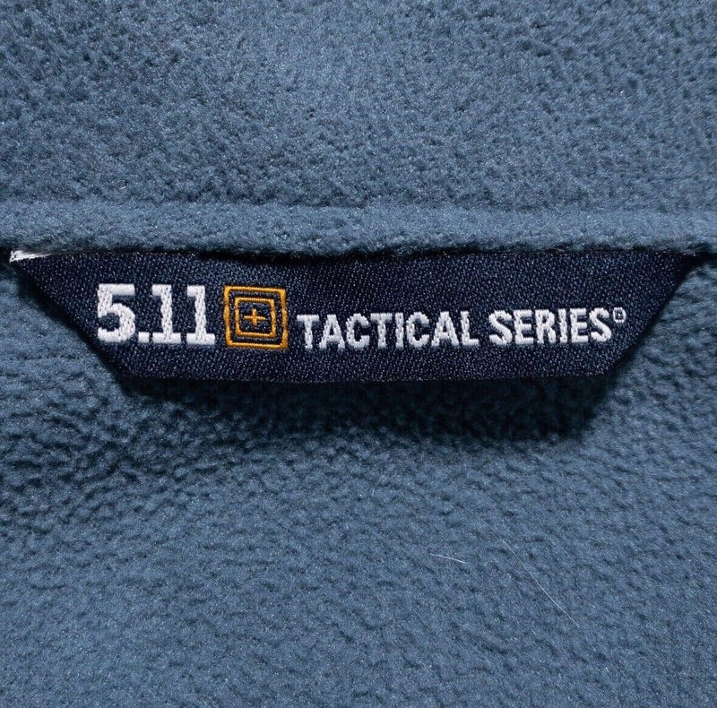 5.11 Tactical Jacket Mens Large Conceal Carry QuickDraw Soft Shell Full Zip Blue
