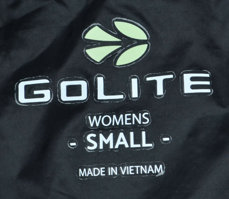 GoLite Women's Small Primaloft Black Full Zip Packable Lightweight Puffer Vest