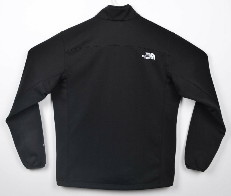 The North Face Men's Medium FlashDry Solid Black Zipped Pockets Full Zip Jacket