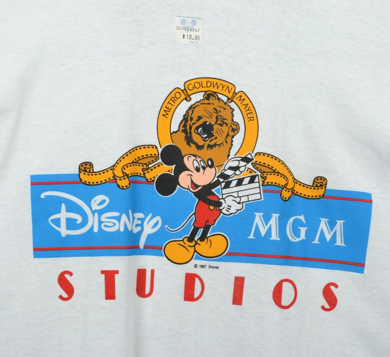 Vtg 1987 Disney Men's Large MGM Studios Mickey Mouse Deadstock Graphic T-Shirt