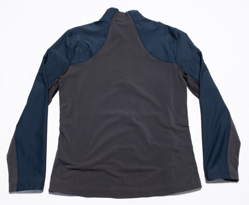 Lululemon Jacket Men's Fits Medium Pullover 1/4 Zip Blue Gray Activewear Wicking