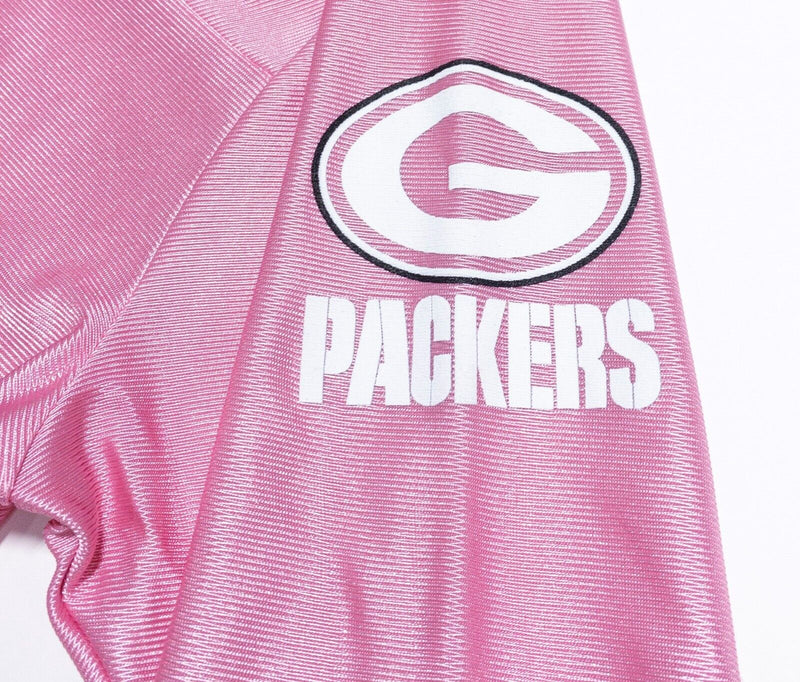 Brett Favre Green Bay Packers Jersey Women's Large Pink NFL