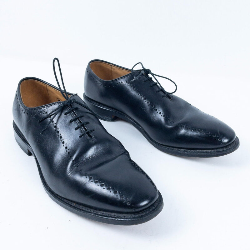Allen Edmonds Hastings Dress Shoes Mens 9.5 C Black Leather Oxfords Lace-Up