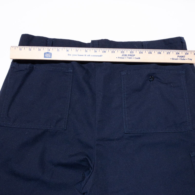 FedEx Stan Herman Pants Men's 40R Reflective Uniform Employee Navy Blue