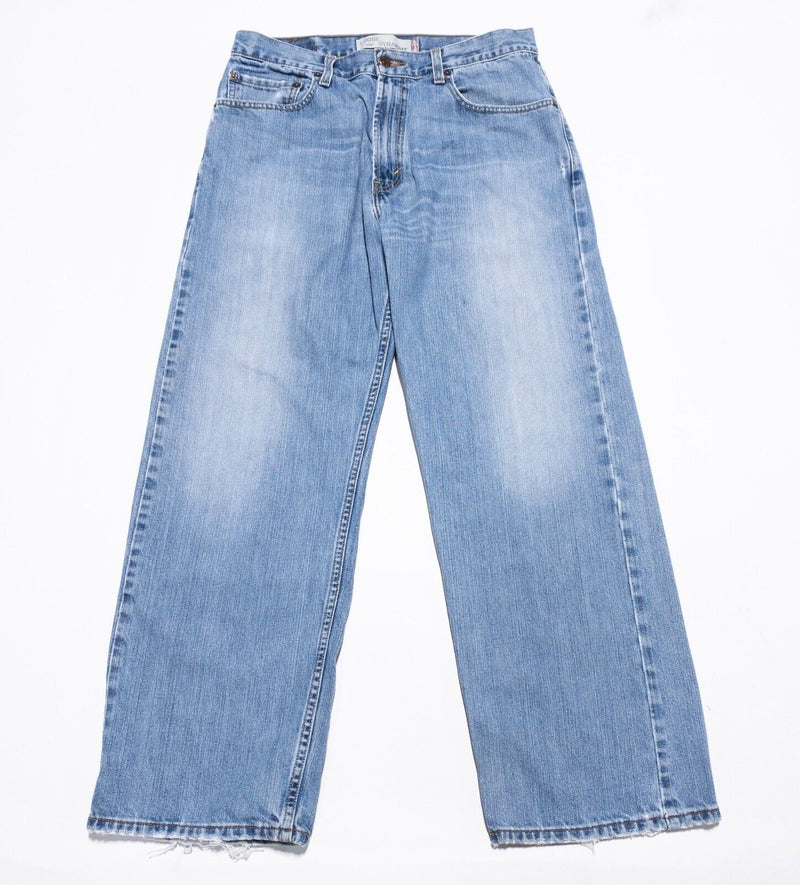 Levi's 569 Jeans Men's 32x30 Denim Pants Loose Straight Fit Light Wash Faded