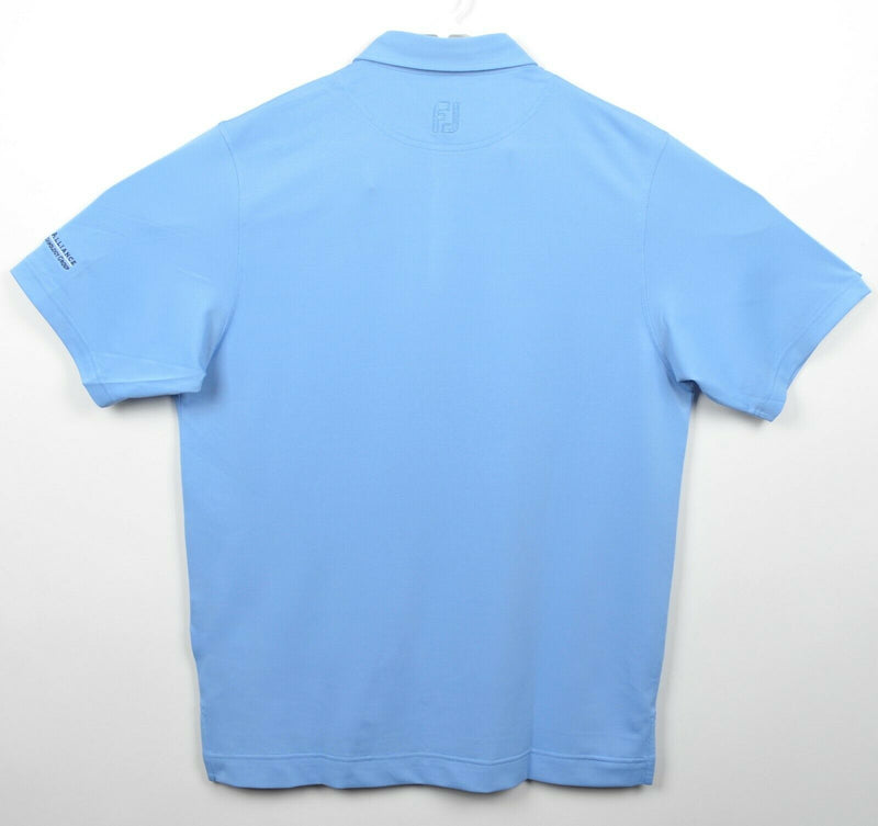 FootJoy Men's Sz Medium Solid Blue ProDry FJ Performance Golf Polo Shirt
