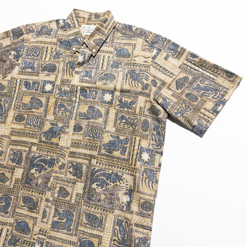 Reyn Spooner Dietrich Varez Hawaiian Shirt Men's Large Animal Print Aloha